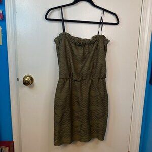 City Triangles Green Lace Dress